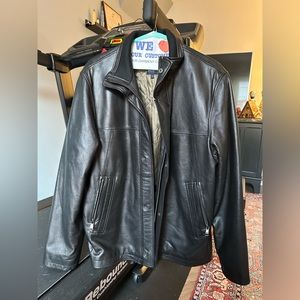 Daniel Hetcher Paris Leather Jacket Size M